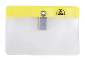 BADGE HOLDER, ESD DISSIPATIVE, W/CLIP 35011