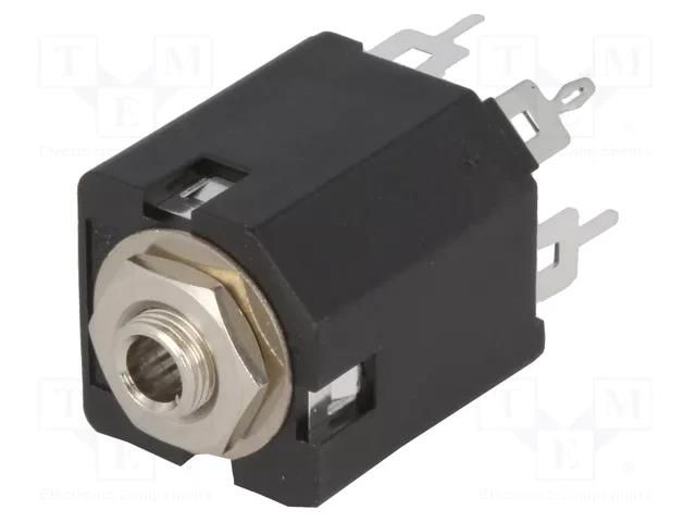 Connector: Jack 3,5mm; socket; female; stereo,with double switch AMPHENOL ACJS-MV35-5