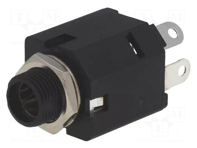 Connector: Jack 6,3mm; socket; female; stereo; ways: 3; straight AMPHENOL ACJS-MIVS-3S