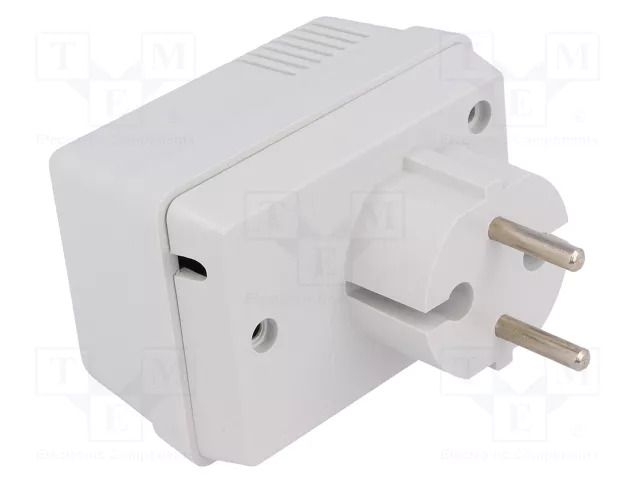 Enclosure: for power supplies; X: 52mm; Y: 73mm; Z: 46mm; ABS; grey MASZCZYK ABS-47