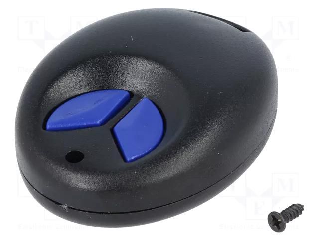 Enclosure: for remote controller; X: 39mm; Y: 51mm; Z: 15mm; ABS MASZCZYK ABS-101