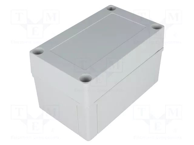 Enclosure: multipurpose; X: 80mm; Y: 130mm; Z: 75mm; MNX; grey; IK08 FIBOX PC100/75HG