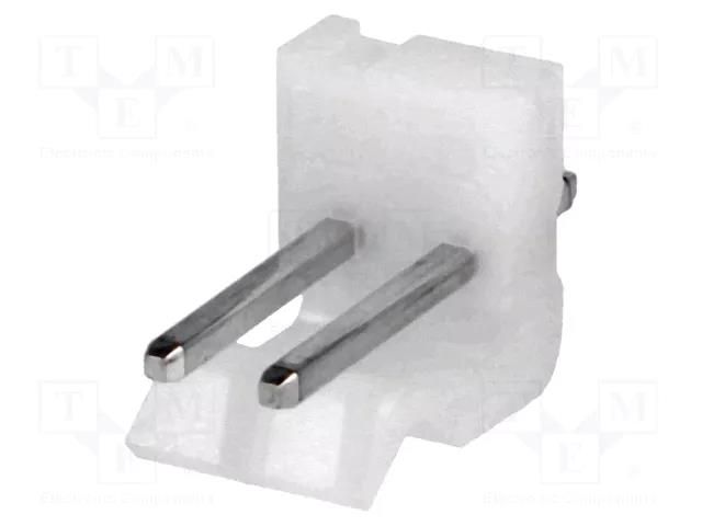 Connector: wire-board; socket; male; PIN: 2; 7A; 250V; straight; THT JOINT TECH A3960WV-02P