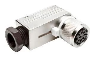 CIRCULAR CONN, R/A RCPT, 8POS, CABLE C09131F0081012