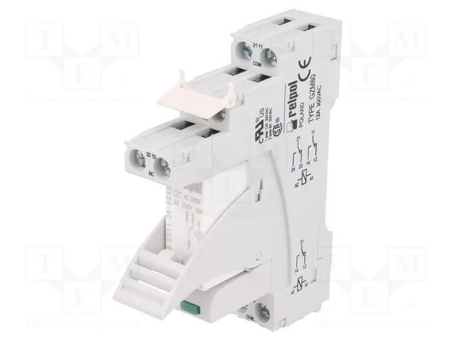 Relay: interface; SPDT; Ucoil: 230VAC; 16A; 16A/250VAC; 16A/24VDC RELPOL PI85230AC00LV