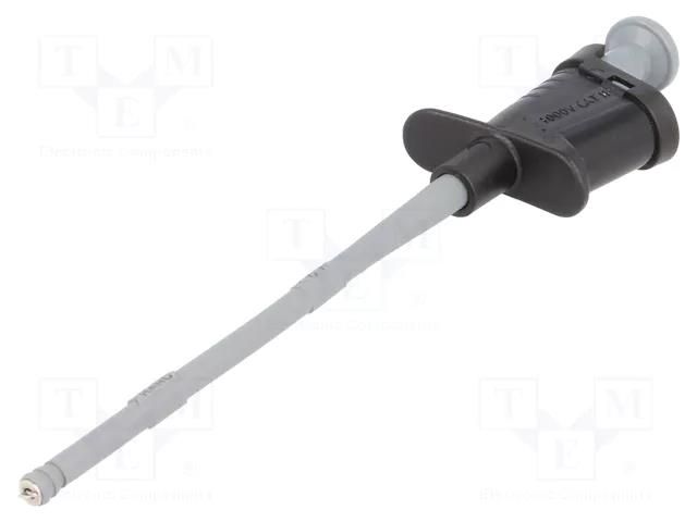 Clip-on probe; pincers type; 6A; black; Grip capac: max.4.5mm ELECTRO-PJP PJP6005-IEC-N