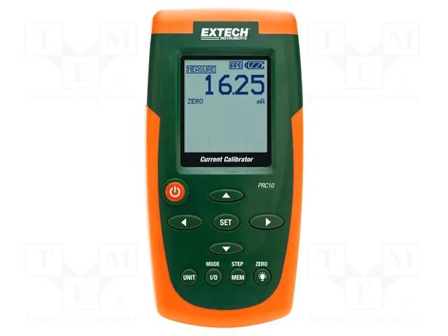 Meter: calibrator; current; I DC: 0÷50mA; ±(0.01%+1digit) EXTECH PRC10