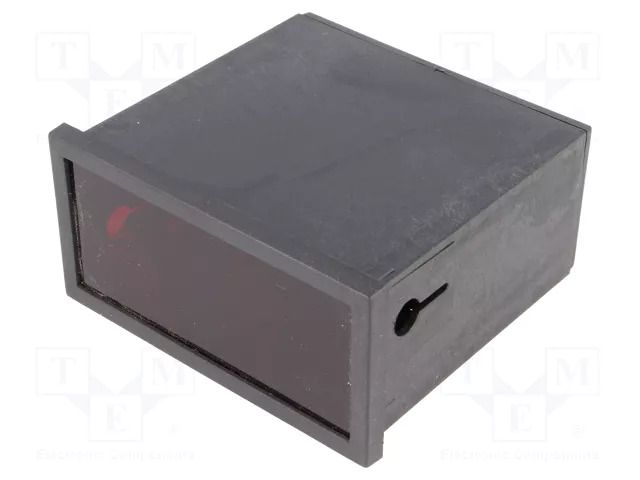 Enclosure: panel; X: 96mm; Y: 48mm; Z: 90mm; ABS; black; DINS SUPERTRONIC PP10N