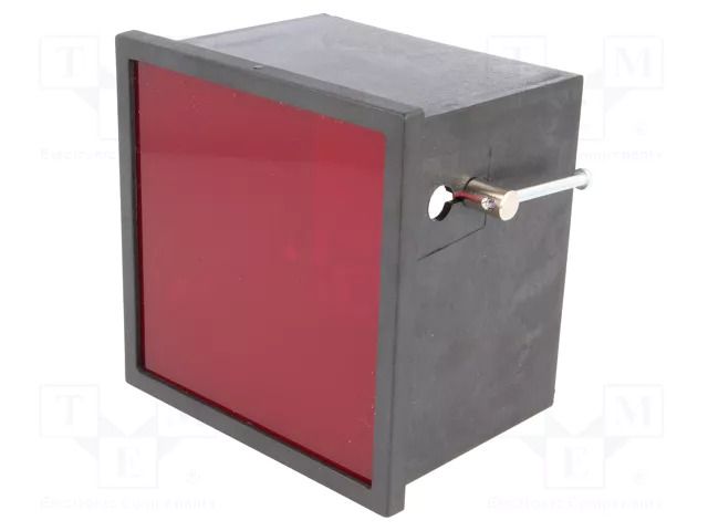 Enclosure: panel; X: 96mm; Y: 96mm; Z: 70mm; ABS; black; DINS SUPERTRONIC PP15N