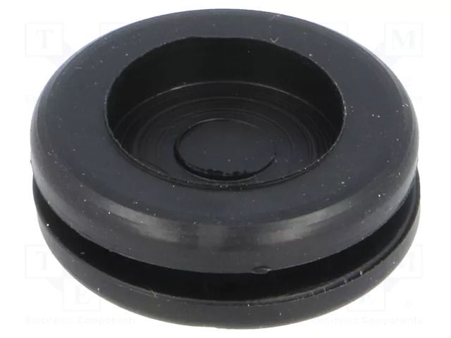 Grommet; with bulkhead; Ømount.hole: 19mm; Øhole: 15.5mm; PVC ESSENTRA PPE-16