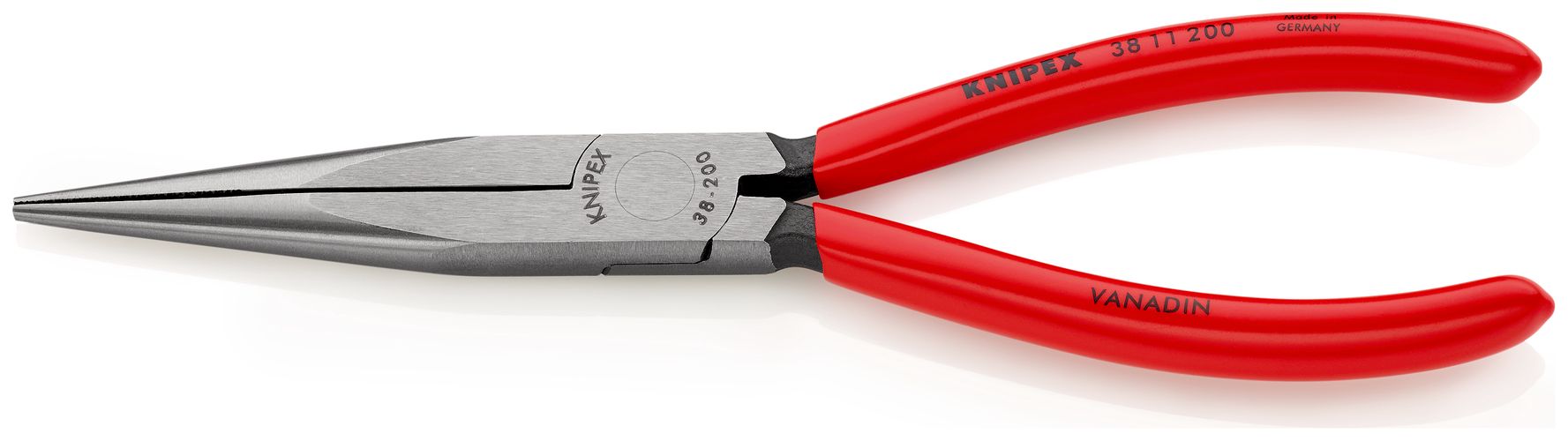 KNIPEX 38 11 200 SB Mechanics' Pliers plastic coated black atramentized 200 mm (self-service card/blister) 38 11 200 SB