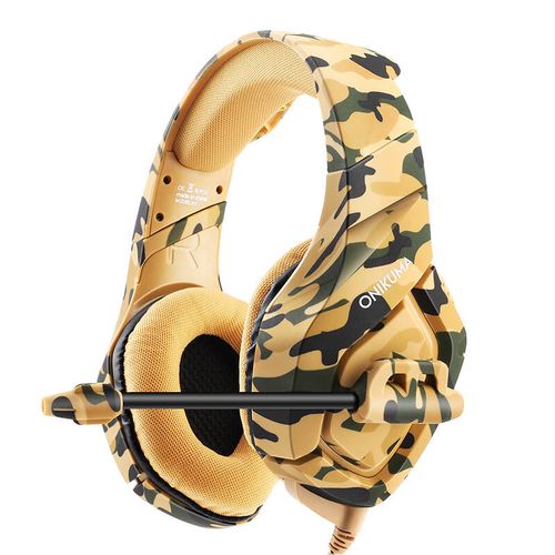 ONIKUMA K1-B Gaming headset (Yellow), ONIKUMA K1-B Yellow