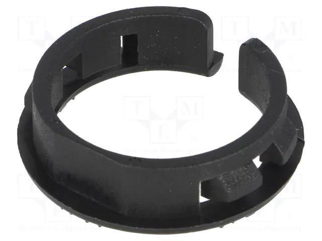 Grommet; polyamide; black; max.1.6mm FIX&FASTEN NB-22