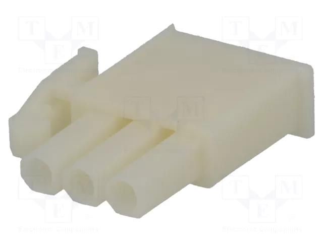 Connector: wire-wire; plug; female; PIN: 3; 600V; for cable; 4.14mm TE Connectivity MNL-172166-1
