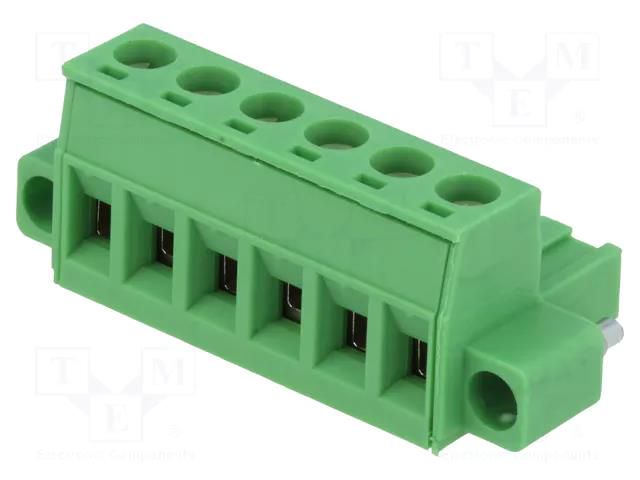 Pluggable terminal block; 5.08mm; ways: 6; straight; plug; female PHOENIX CONTACT MSTB2.5/6STF508