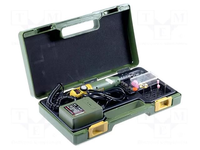 Drill with accessories; 40W; 12÷18VDC; 5000÷20000rpm; 43pcs. PROXXON PRN28515