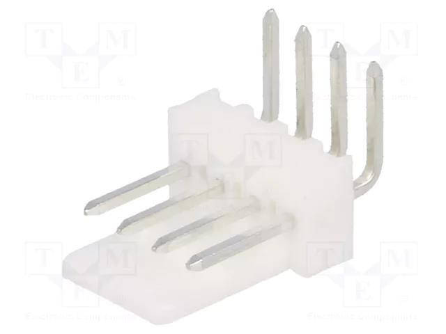 Connector: wire-board; socket; male; PIN: 4; KK 254; angled 90°; THT MOLEX MX-7395-04B