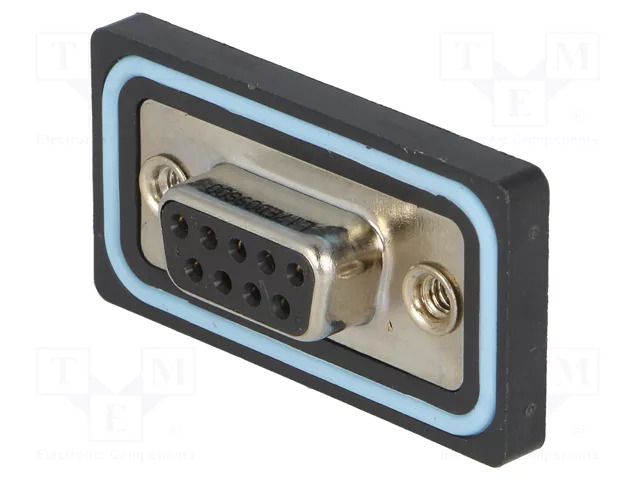 Connector: D-Sub; PIN: 9; socket; female; straight; soldering; IP67 AMPHENOL COMMUNICATIONS SOLUTIONS L17ED09S00