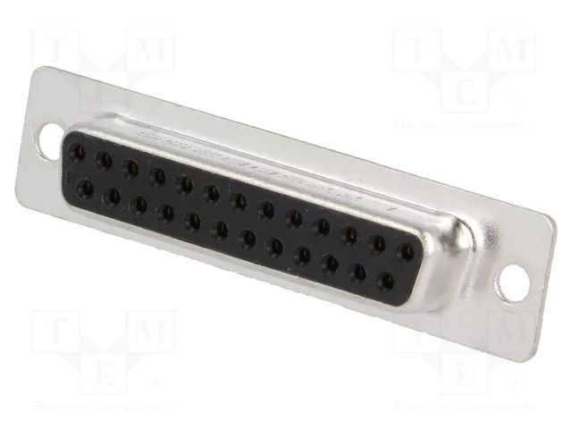Connector: D-Sub; PIN: 25; plug; female; for cable; soldering; 5A AMPHENOL COMMUNICATIONS SOLUTIONS L77SDB25S