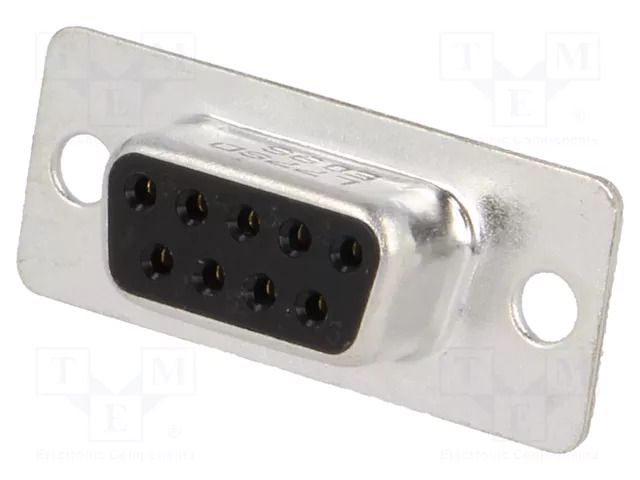 Connector: D-Sub; PIN: 9; plug; female; for cable; soldering; 5A AMPHENOL COMMUNICATIONS SOLUTIONS L77SDE09S