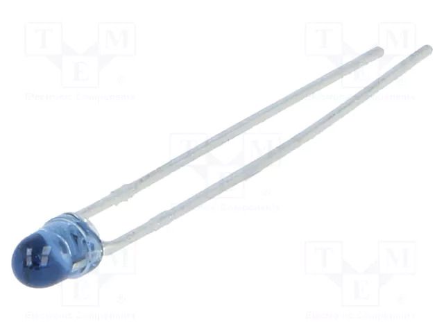 IR transmitter; 3mm; 940nm; blue,transparent; 3.6mW; 30°; THT KINGBRIGHT ELECTRONIC L-934F3BT