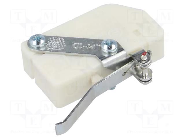 Limit switch; flat lever; SPDT; 16A; max.400VAC; max.220VDC; IP40 PROMET LM-1D