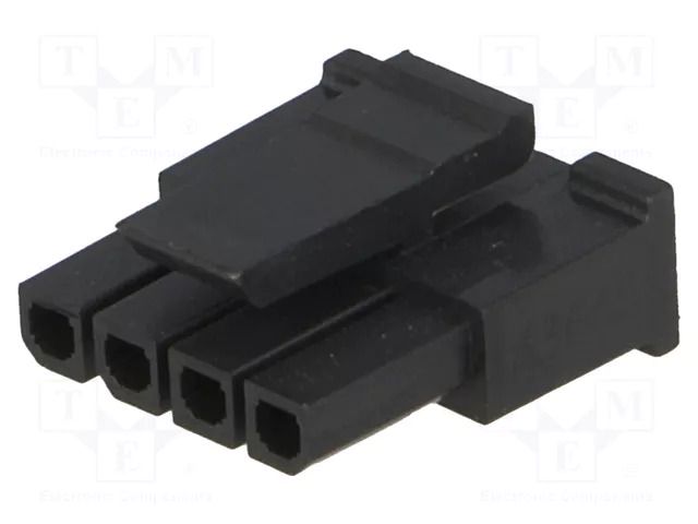 Connector: wire-board; plug; female; PIN: 4; Micro-Fit 3.0; 3mm; 1x4 MOLEX MX-43645-0400