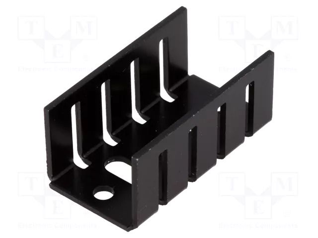 Heatsink: moulded; TO220; black; L: 35mm; W: 18.5mm; H: 15mm; 15K/W FISCHER ELEKTRONIK ICK35SA