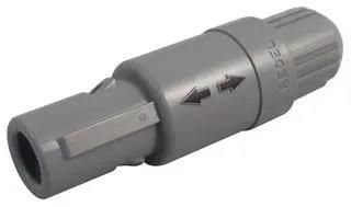 PLUG, 3MM, GREY, 4WAY PAG.M0.4GL.AC39G
