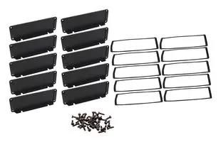 END PANEL, ENCLOSURE, BLACK, ALUM 1457TWPF-10