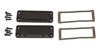 END PANEL KIT, ENCLOSURE, ALUM, BLK 1457JEPF