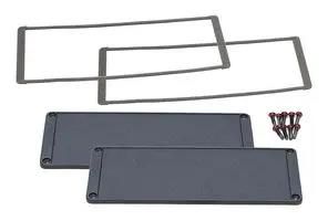 END PANEL, ENCLOSURE, BLACK, ALUM 1457UEP