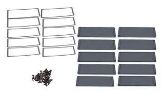 END PANEL, ENCLOSURE, BLACK, ALUM 1457UEP-10