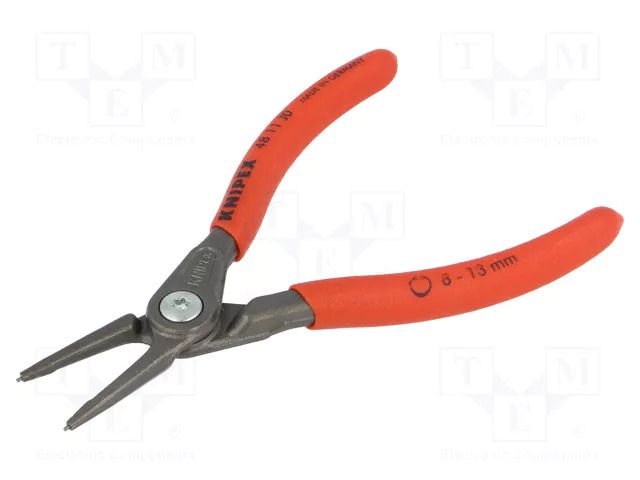 Pliers; for circlip; internal; 8÷13mm; Pliers len: 140mm; straight KNIPEX KNP.4811J0