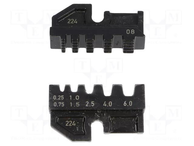 Crimping jaws; solder sleeves; 0.5÷6mm2 KNIPEX KNP.974908