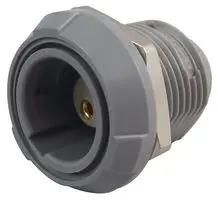 SOCKET, PANEL MOUNT, GREY, 2WAY PKG.M0.2GL.LG