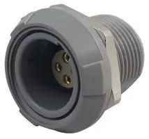 SOCKET, PANEL MOUNT, GREY, 4WAY PKG.M0.4GL.LG