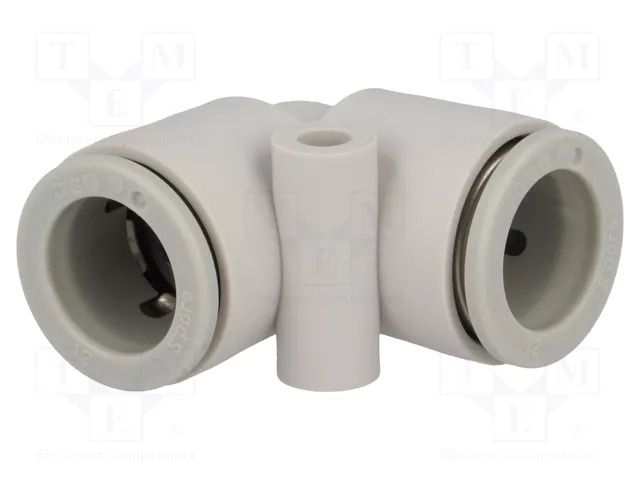 Push-in fitting; angled 90°; -1÷10bar; polypropylene; -5÷60°C SMC KQ2L12-00A