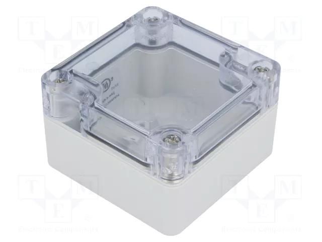 Enclosure: multipurpose; X: 65mm; Y: 65mm; Z: 40mm; 1554; grey; IP66 HAMMOND HM-1554B2GYCL