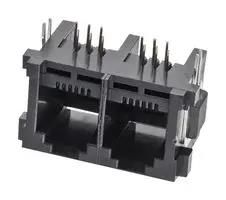 MODULAR CONN, R/A JACK, 6P6C, 3GANG, TH 615024149421