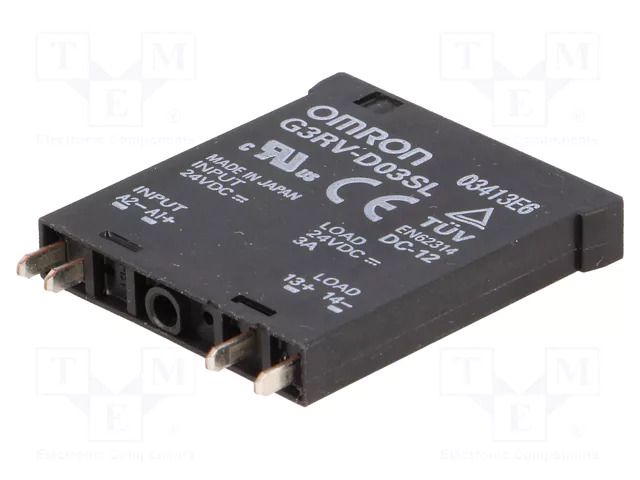 Relay: solid state; 3A; G3RV OMRON G3RV-D03SL-24DC