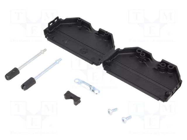 Enclosure for connectors: D-Sub; D-Sub 37pin,D-Sub HD 62pin ENCITECH DPPK37-BK-K