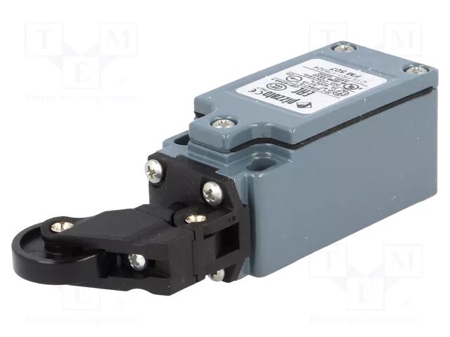 Limit switch; plastic roller Ø22mm; NO + NC; 10A; max.500VAC PIZZATO ELETTRICA FM507
