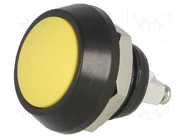 Switch: vandal resistant; Pos: 2; SPST-NO; 2A/36VDC; IP65; OFF-(ON) ONPOW V12B-10Y-A