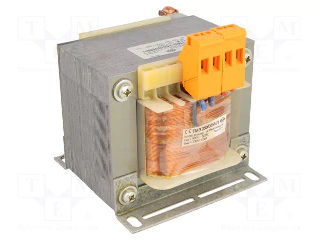 Transformer: mains; 250VA; 400VAC; 230V; Leads: terminal block INDEL TMB250/400/230V