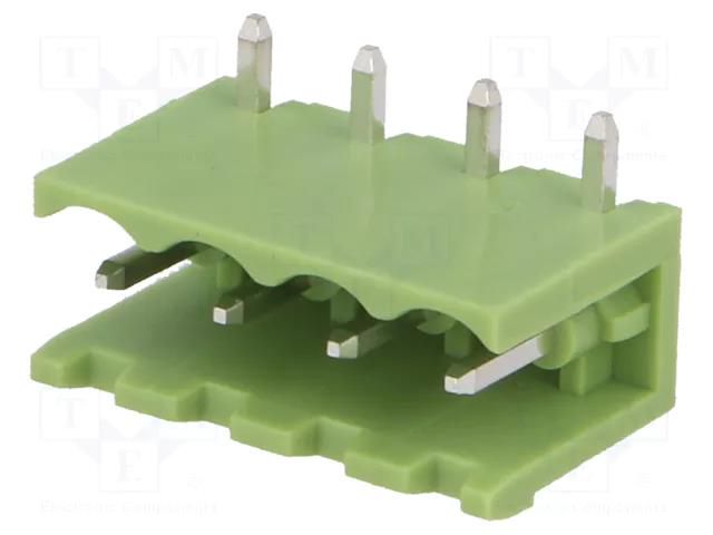 Pluggable terminal block; Contacts ph: 5mm; ways: 4; angled 90° XINYA TBG-5.0-KB-4P