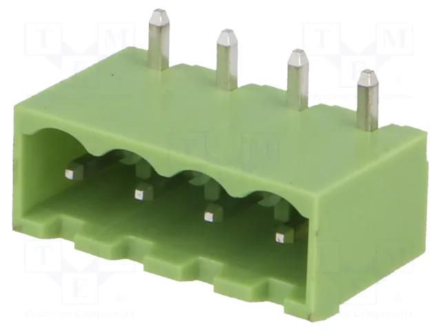 Pluggable terminal block; Contacts ph: 5mm; ways: 4; angled 90° XINYA TBG-5.0-KW-4P