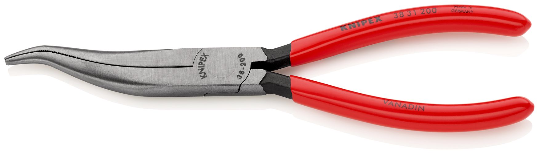 KNIPEX 38 31 200 Mechanics' Pliers plastic coated black atramentized 200 mm 38 31 200 4003773040712