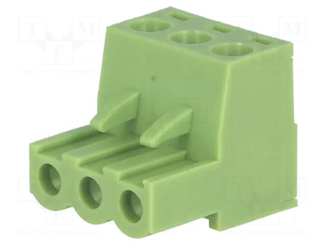 Pluggable terminal block; 5mm; ways: 3; straight; plug; female XINYA TBW-5.0-K-3P