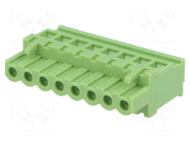 Connector: pluggable terminal block; plug; female; 15A; 300V; 1x8 XINYA TBW-5.08-8P